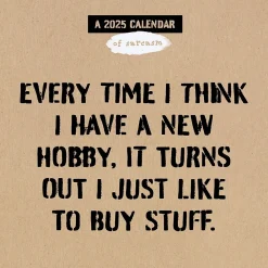 2025 Calendars|TF Publishing 2025 Anti-Affirmations 12" x 12" Monthly Wall Calendar (25-1100)