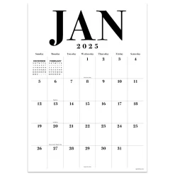 2025 Calendars|TF Publishing 2025 Art Poster 17" x 12" Monthly Wall Calendar (25-8512)