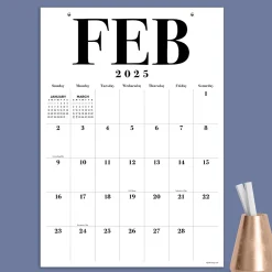 2025 Calendars|TF Publishing 2025 Art Poster 17" x 12" Monthly Wall Calendar (25-8512)