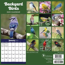 2025 Calendars|TF Publishing 2025 Backyard Birds 7" x 7" Monthly Wall Calendar (25-2013)