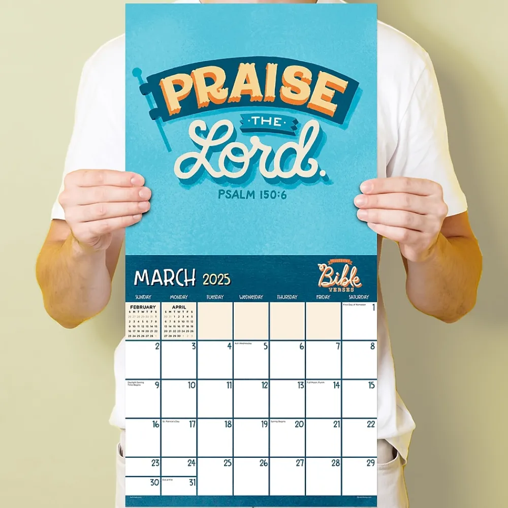 2025 Calendars|TF Publishing 2025 Bible Verses 12" x 12" Monthly Wall Calendar (25-1137)