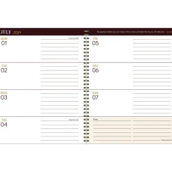 Academic Planners|TF Publishing 2024-2025 Bibliophile Series English Garden 8.5" x 11" Academic Weekly & Monthly Planner, Paperboard Cover
