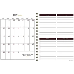 Academic Planners|TF Publishing 2024-2025 Bibliophile Series English Garden 8.5