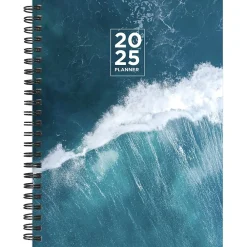 2025 Planners|TF Publishing 2025 Big Wave 6.5" x 8" Weekly & Monthly Planner, Paperboard Cover, Multicolored (25-9200)