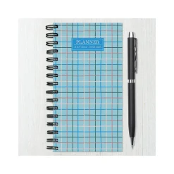 Academic Planners|TF Publishing 2024-2025 Blue Plaid 3.5