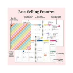 Academic Planners|TF Publishing 2024-2025 Cali Girl Collection Checkmate 8.5
