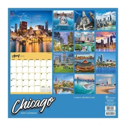 2025 Calendars|TF Publishing 2025 Chicago 12" x 12" Monthly Wall Calendar (25-1036)