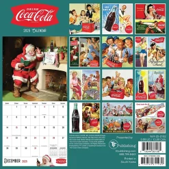 2025 Calendars|TF Publishing 2025 Coca-Cola 7" x 7" Monthly Wall Calendar (25-2102)