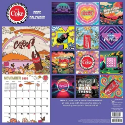 2025 Calendars|TF Publishing 2025 Coca-Cola: Retro & Refreshed! 12" x 12" Monthly Wall Calendar (25-1106)