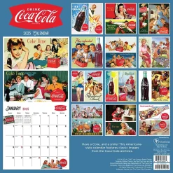 2025 Calendars|TF Publishing 2025 Coca-Cola: Vintage Nostalgia 12" x 12" Monthly Wall Calendar (25-1105)