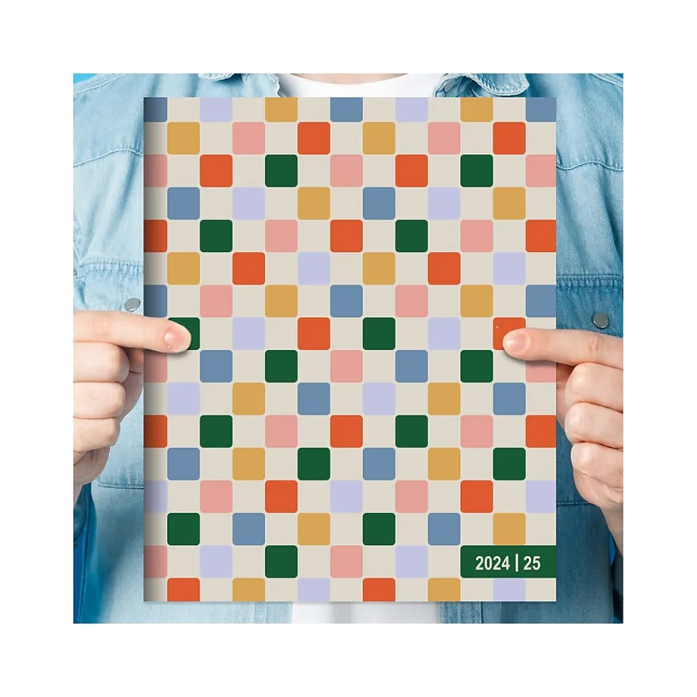 Academic Planners|TF Publishing 2024-2025 Color Squad 9" x 11" Academic Monthly Planner, Paperboard Cover, Multicolor (AY25-4504)
