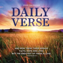2025 Calendars|TF Publishing 2025 Daily Verse 12" x 12" Monthly Wall Calendar (25-1007)