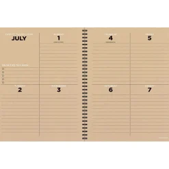 Academic Planners|TF Publishing 2024-2025 Elements Series Living Leaf 8.5" x 11" Academic Weekly & Monthly Planner, Paperboard Cover