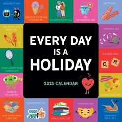 2025 Calendars|TF Publishing 2025 Every Day's A Holiday Wall 12" x 12" Monthly Wall Calendar (25-1108)