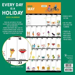2025 Calendars|TF Publishing 2025 Every Day's A Holiday 7" x 7" Monthly Wall Calendar (25-2103)