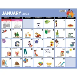 2025 Calendars|TF Publishing 2025 Every Day's A Holiday 17" x 22" Monthly Desk Pad Calendar (25-8200)
