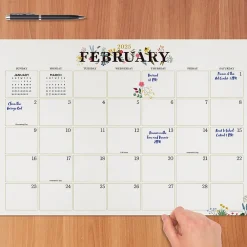 2025 Calendars|TF Publishing 2025 Floral 12" x 17" Monthly Desk Pad Calendar (25-8502)