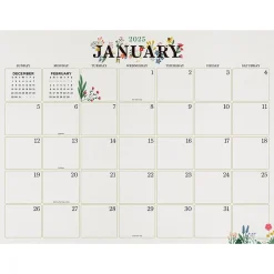 2025 Calendars|TF Publishing 2025 Floral 17" x 22" Monthly Desk Pad Calendar (25-8202)