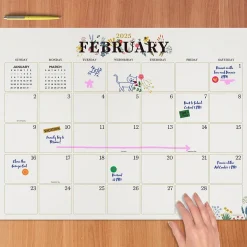 2025 Calendars|TF Publishing 2025 Floral 17" x 22" Monthly Desk Pad Calendar (25-8202)