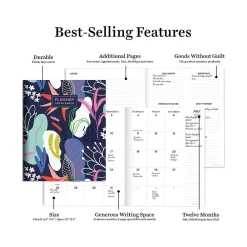 Academic Planners|TF Publishing 2024-2025 Funky Floral 6.5