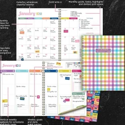 2025 Planners|TF Publishing 2025 Madras Plaid 9