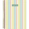 2025 Planners|TF Publishing 2025 Malibu Stripes 6.5" x 8" Weekly & Monthly Planner, Paperboard Cover, Multicolor (25-9216)