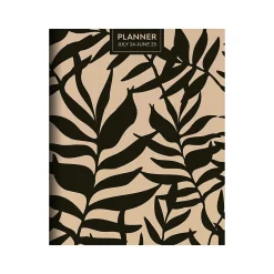 Academic Planners|TF Publishing 2024-2025 Natural Foliage 6.5" x 8" Academic Monthly Planner, Paperboard Cover, Beige/Black (AY25-4208)