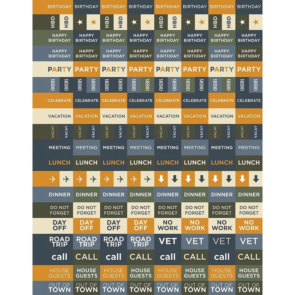 2025 Planners|TF Publishing 2025 Navy Grid Space 9" x 11" Weekly & Monthly Planner, Paperboard Cover, Multicolored (25-9704)