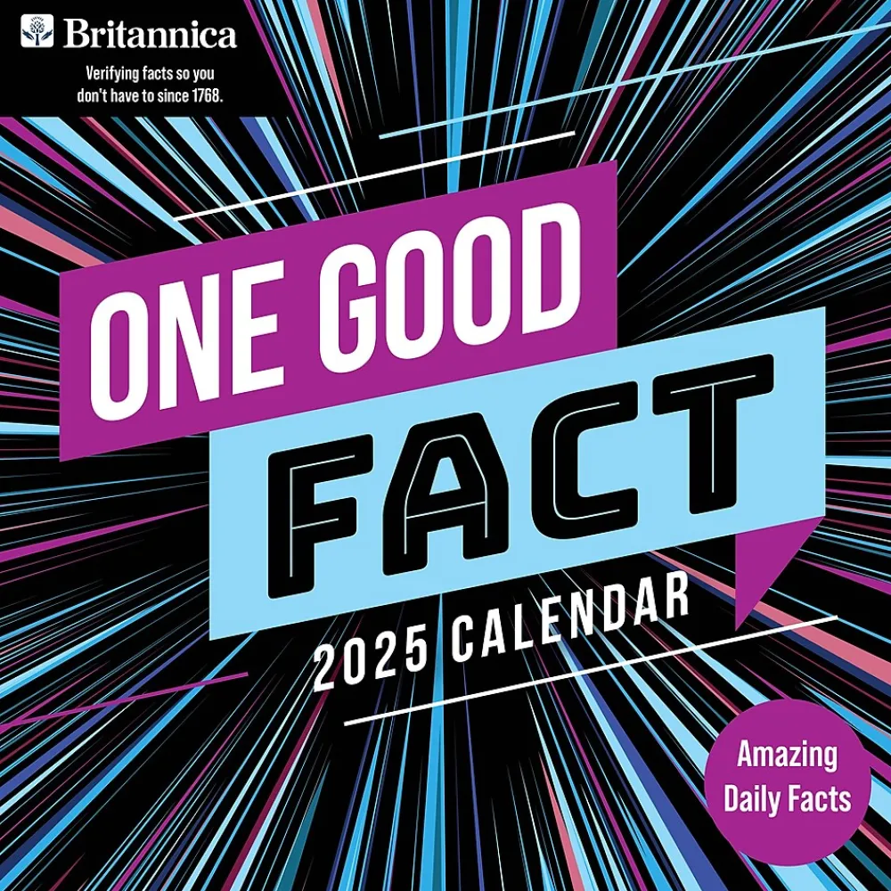 2025 Calendars|TF Publishing 2025 One Good Fact 12" x 12" Monthly Wall Calendar (25-1126)