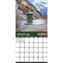 2025 Calendars|TF Publishing 2025 Outhouses 12