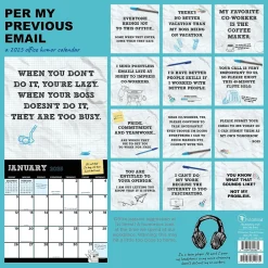 2025 Calendars|TF Publishing 2025 Per My Previous Email 12" x 12" Monthly Wall Calendar (25-1134)