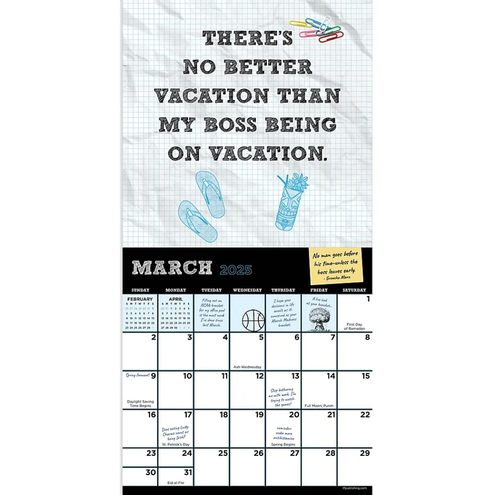 2025 Calendars|TF Publishing 2025 Per My Previous Email 7" x 7" Monthly Wall Calendar (25-2108)