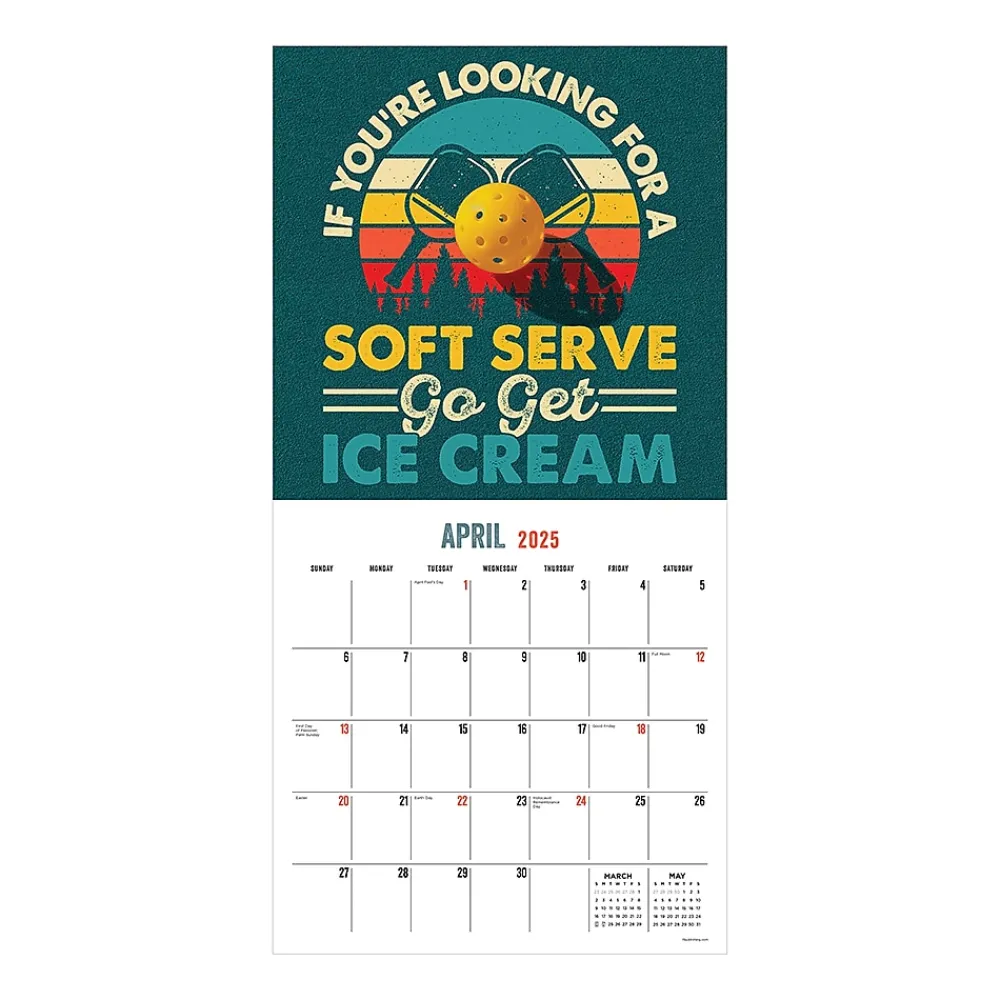 2025 Calendars|TF Publishing 2025 Pickleball is Life 12" x 12" Monthly Wall Calendar (25-1112)