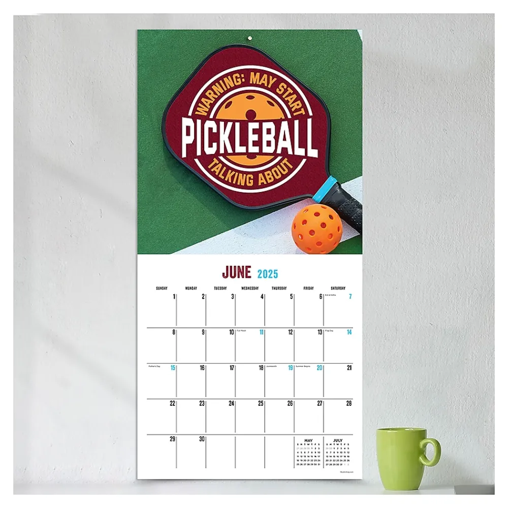 2025 Calendars|TF Publishing 2025 Pickleball is Life 12" x 12" Monthly Wall Calendar (25-1112)