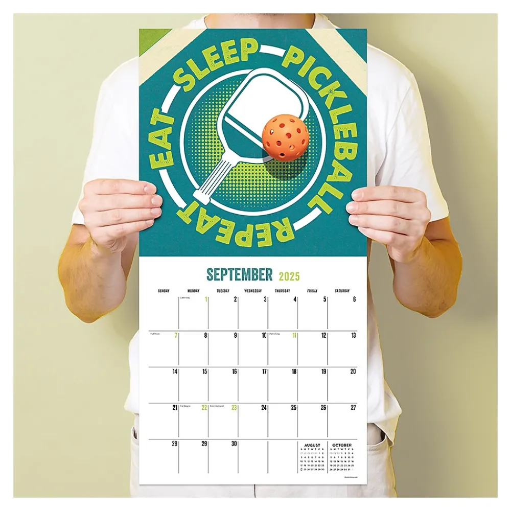 2025 Calendars|TF Publishing 2025 Pickleball is Life 12" x 12" Monthly Wall Calendar (25-1112)