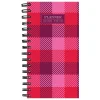 2025 Planners|TF Publishing 2025 Pink Plaid 3.5" x 6.5" Weekly & Monthly Planner, Paperboard Cover, Multicolored (25-7506)
