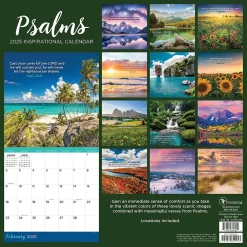 2025 Calendars|TF Publishing 2025 Psalms 12" x 12" Monthly Wall Calendar (25-1024)