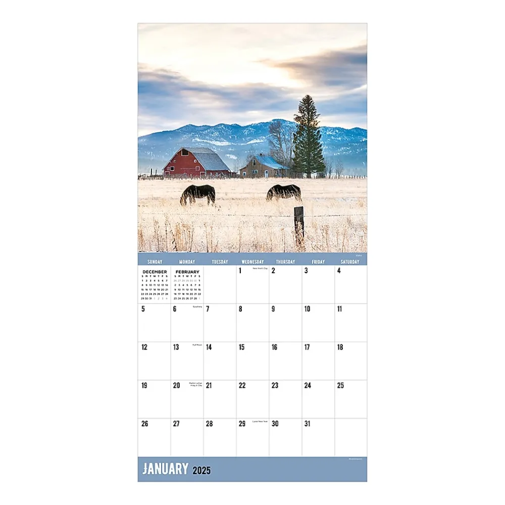 2025 Calendars|TF Publishing 2025 Ranch Life 12" x 12" Monthly Wall Calendar (25-1042)