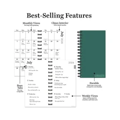 Academic Planners|TF Publishing 2024-2025 Sea Green 3.5