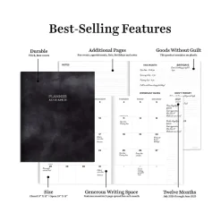 Academic Planners|TF Publishing 2024-2025 Slate 9