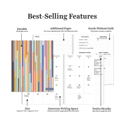 Academic Planners|TF Publishing 2024-2025 So Many Stripes 9