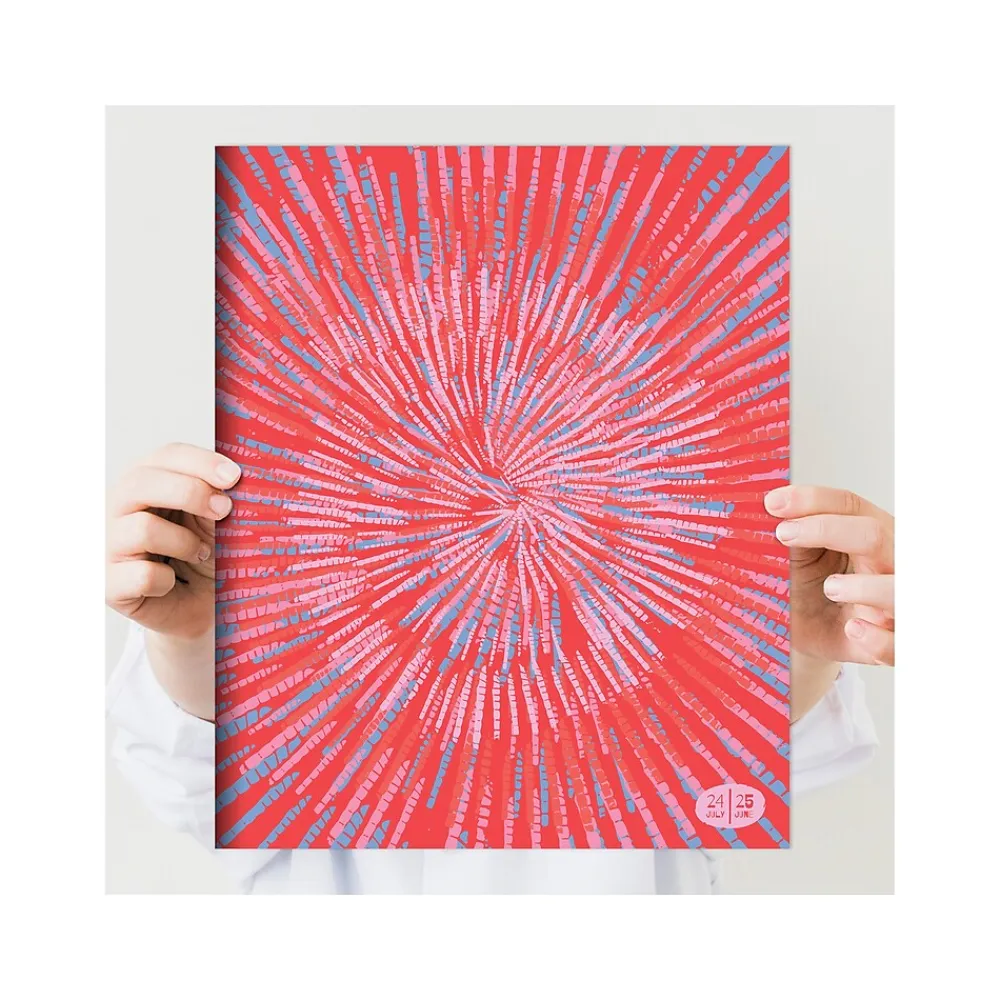 Academic Planners|TF Publishing 2024-2025 Spiral Print 9" x 11" Academic Monthly Planner, Paperboard Cover, Multicolor (AY25-4516)