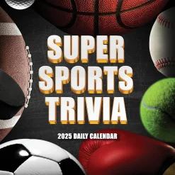 2025 Calendars|TF Publishing 2025 Sports Facts & Trivia 12" x 12" Monthly Wall Calendar (25-1135)