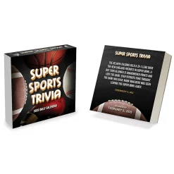 2025 Calendars|TF Publishing 2025 Sports Facts & Trivia 5.25" x 5.25" Day-to-Day Calendar (25-3022)