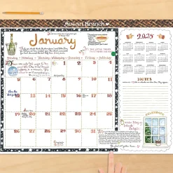 2025 Calendars|TF Publishing 2025 Susan Branch 17" x 22" Monthly Desk Pad Calendar (25-8208)