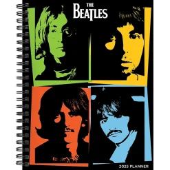 2025 Planners|TF Publishing 2025 The Beatles 6.5" x 8" Weekly & Monthly Planner, Paperboard Cover, Multicolor (25-9224)