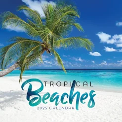 2025 Calendars|TF Publishing 2025 Tropical Beaches 12" x 12" Monthly Wall Calendar (25-1030)