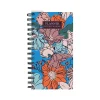 Academic Planners|TF Publishing 2024-2025 True Blue Flowers 3.5" x 6.5" Academic Weekly & Monthly Planner, Paperboard Cover, Multicolor