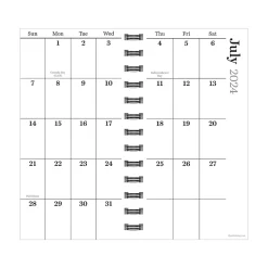 Academic Planners|TF Publishing 2024-2025 True Blue Flowers 3.5