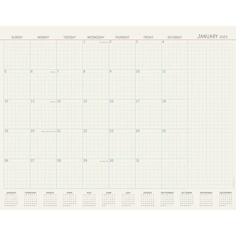 2025 Calendars|TF Publishing 2025 Vintage Professional 17" x 22" Monthly Desk Pad Calendar (25-8204)